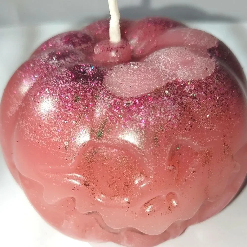Hand crafted limited edition pumpkin candle from our spooky candle collection